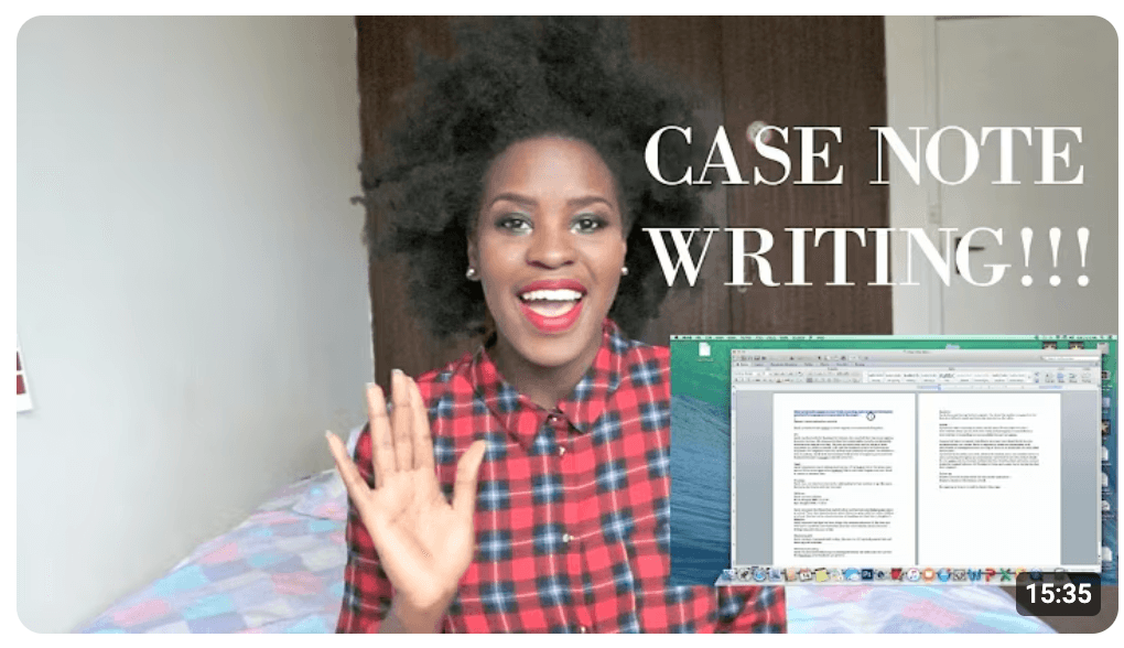 Social Work Case Notes Template and Examples