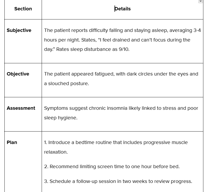 SOAP Note Templates for Mental Health Counseling: Examples and Tips