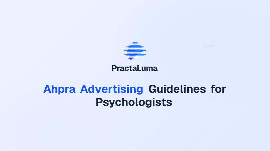 Ahpra Advertising Guidelines for Psychologists