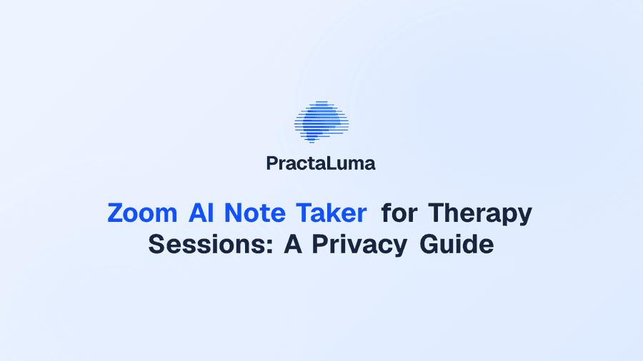 Zoom AI Note Taker for Therapy Sessions: A Privacy Guide